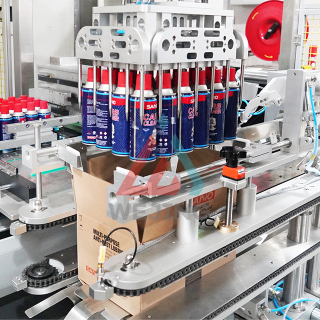 Verpackung von Aerosolflaschen 