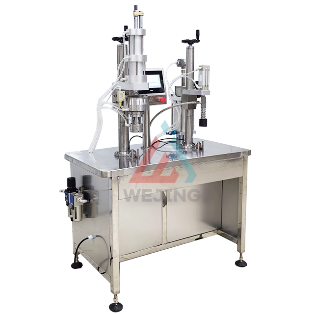 Halbautomatischer Aerosoldosenf&uuml;ller