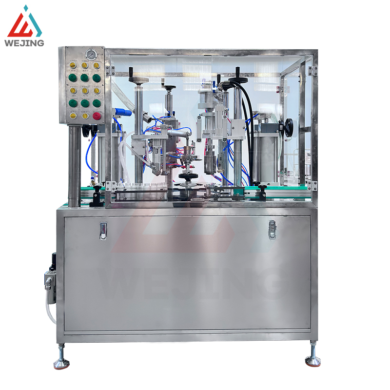 QGJ45 Automatische Aerosolflaschenfüllungsmaschine Außenverkäufe