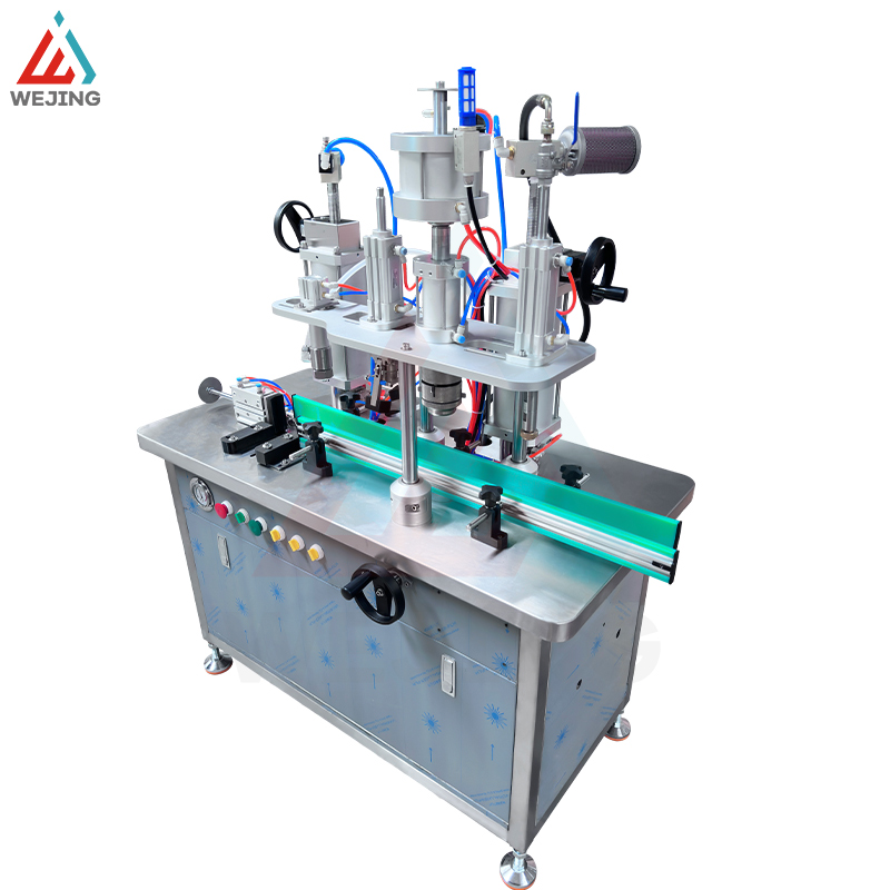 4 in 1 halb automatische Aerosolfüllmaschine Aerosolspray Dose Füllmaschine