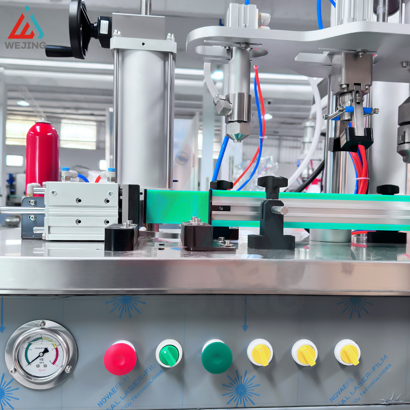 4 in 1 halb automatische Aerosolfüllmaschine Aerosolspray Dose Füllmaschine