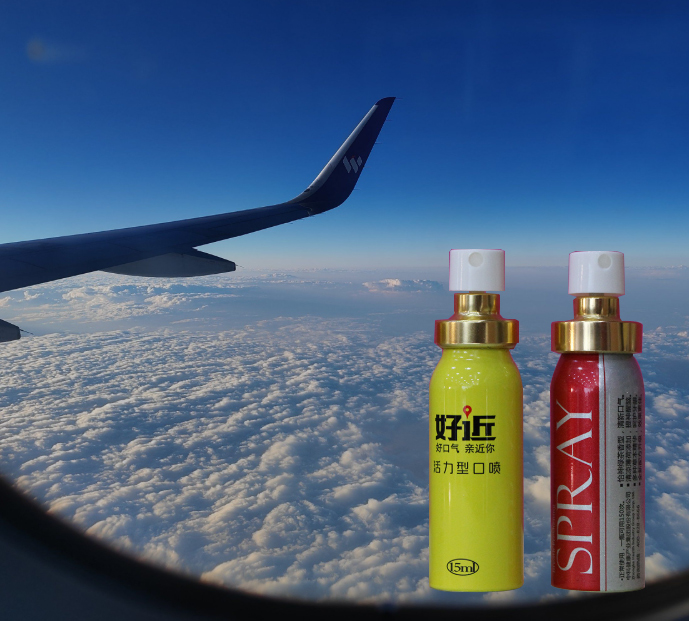 Fliegen mit Aerosoldosen, die einfach und sicher gemacht wurden