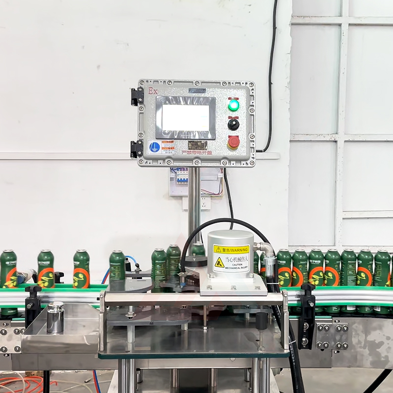 Heißer Verkauf Olivenöl Technischer Beutel auf Ventil-Aerosol-Füllmaschinenlinie Fabrikpreis