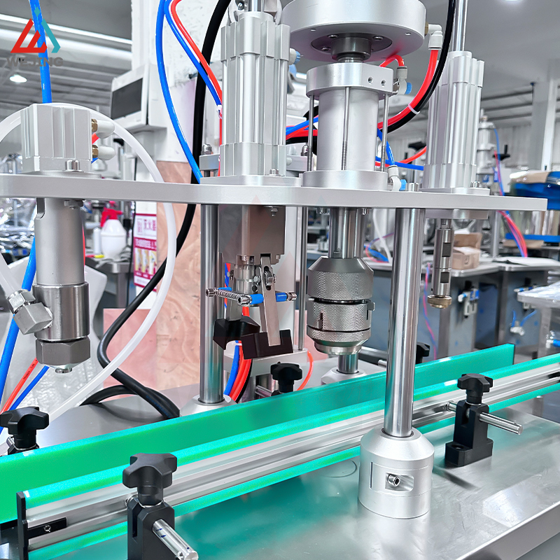 4 in 1 halb automatische Aerosolfüllmaschine Aerosolspray Dose Füllmaschine