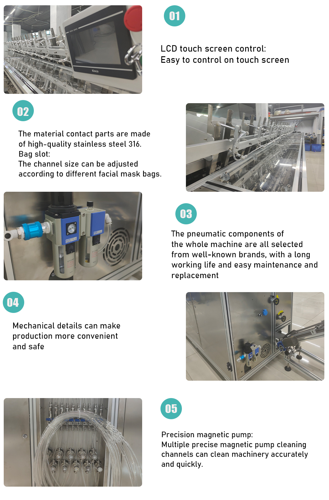 Produktdetails zur Gesichtsmaske