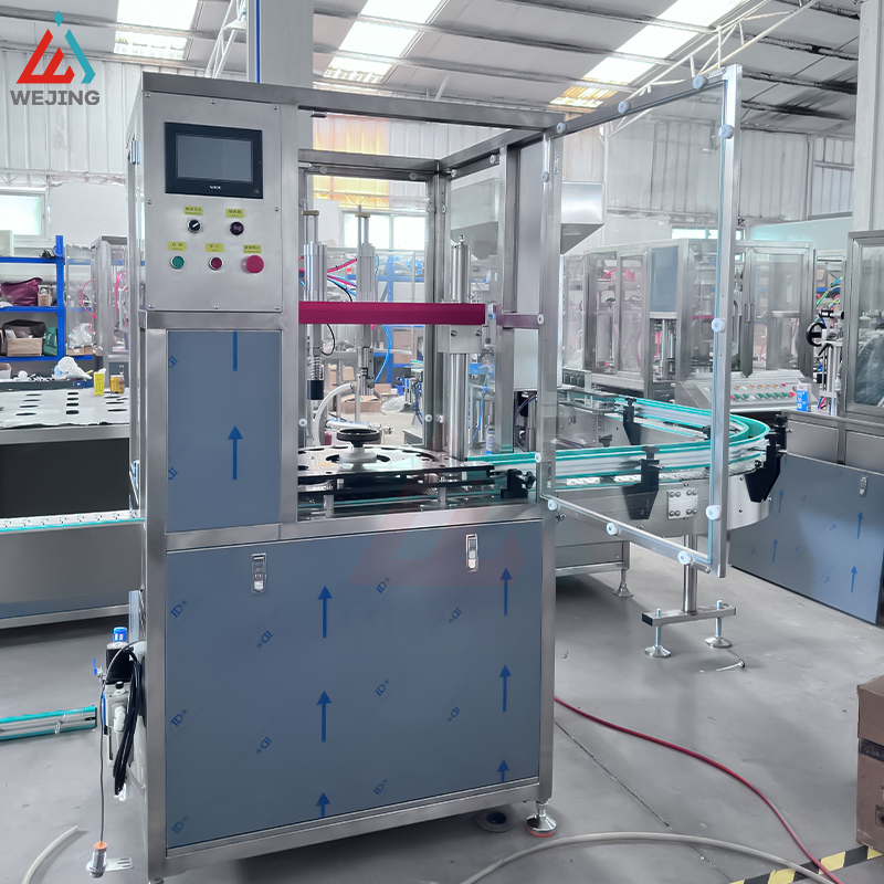Automatische BOV-Aerosoldosen-Druckprüf- und Ventilschaftreinigungsmaschine