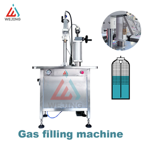 Hochwertige halbautomatische manuelle Aerosoldosen-Gasfüllmaschine